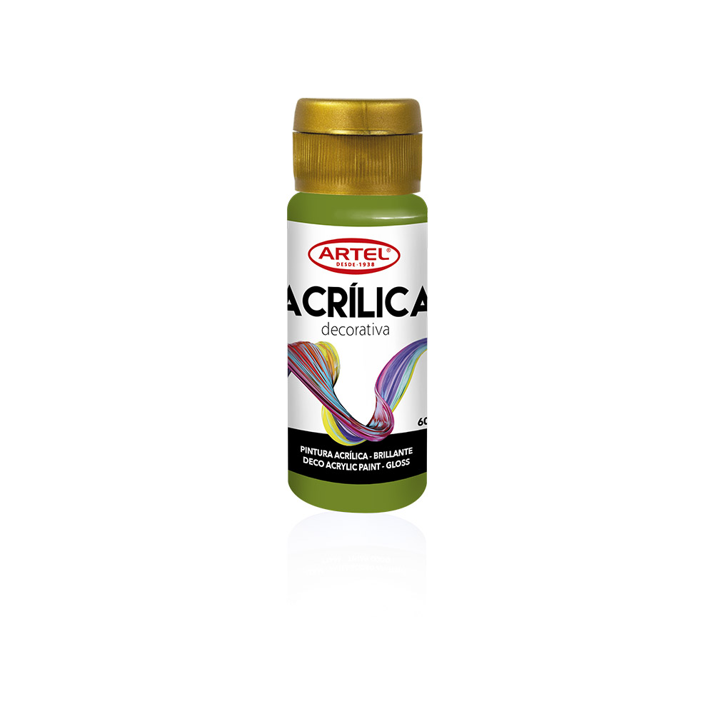 PINTURA ACRILICA VERDE GALA  60  ML  ARTEL