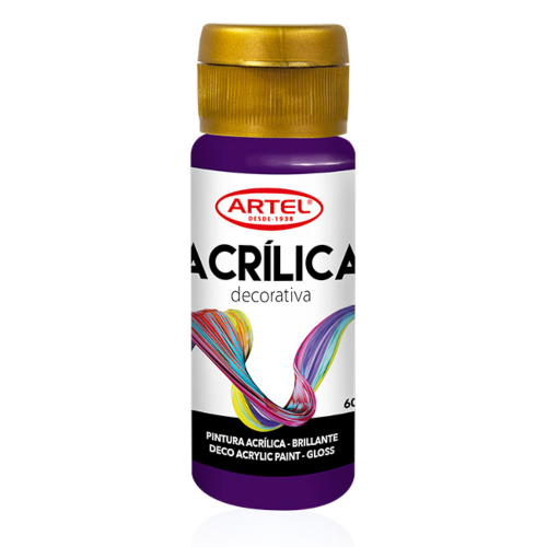 PINTURA ACRILICA VIOLETA 60ML ARTEL