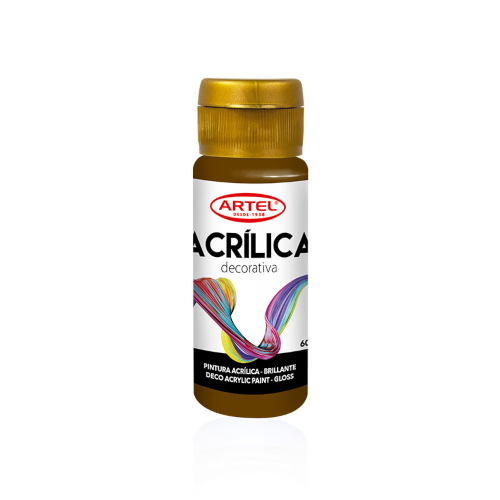 PINTURA ACRILICA DECORATIVA CHOCOLATE OSCURO 60 ML