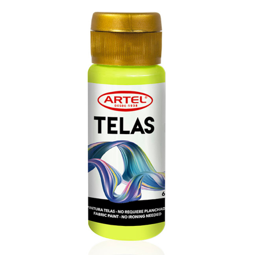 PINTURA TELA AMARILLO LIMON 60ML ARTEL