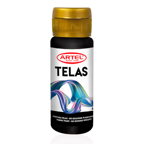 PINTURA TELA NEGRO 60 ML ARTEL