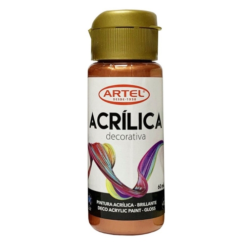 PINTURA ACRILICA METAL BRONCE 60 ML ARTEL