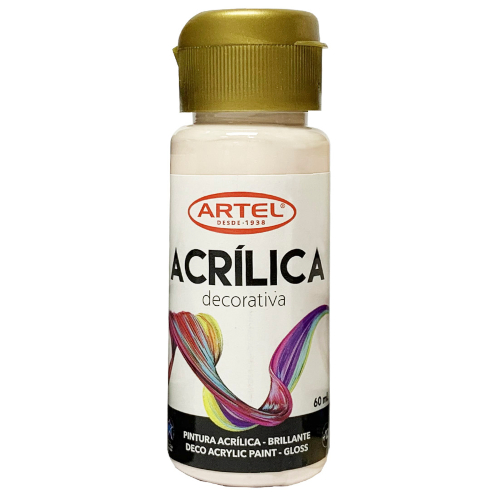 PINTURA ACRILICA DECORATIVA BLANCO 60 ML ARTEL