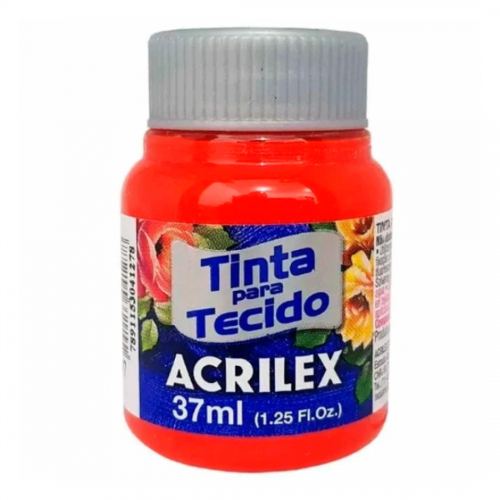 PINTURA TELA ROJO FUEGO 37 ML ACRILEX