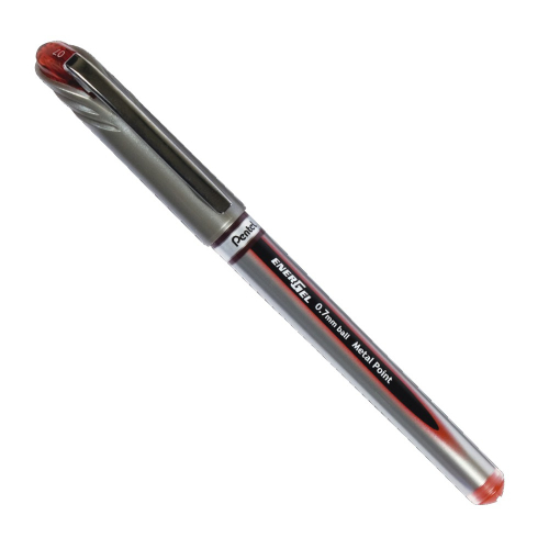 LAPIZ GEL ENERGEL ROJO 0.7 PENTEL