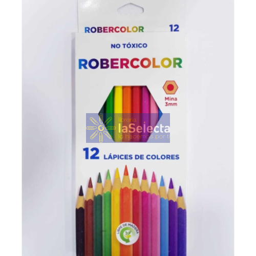 LAPICES 12 COLORES ROBERCOLOR