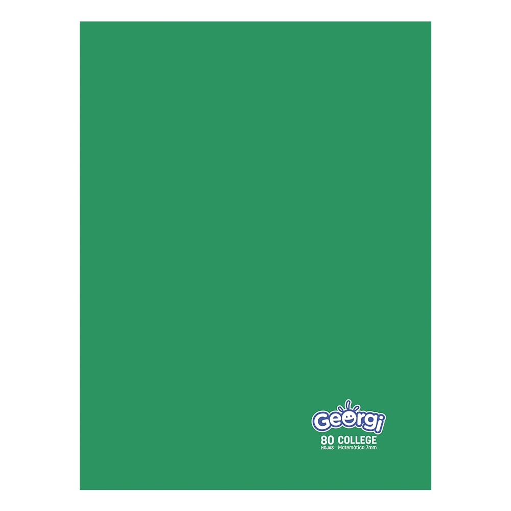 CUADERNO COLLEGE 80 HJS 7MM GEORGI