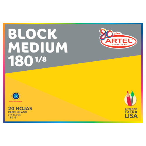 BLOCK MEDIUM 180 1/8 20 HJS 180 GRS ARTEL
