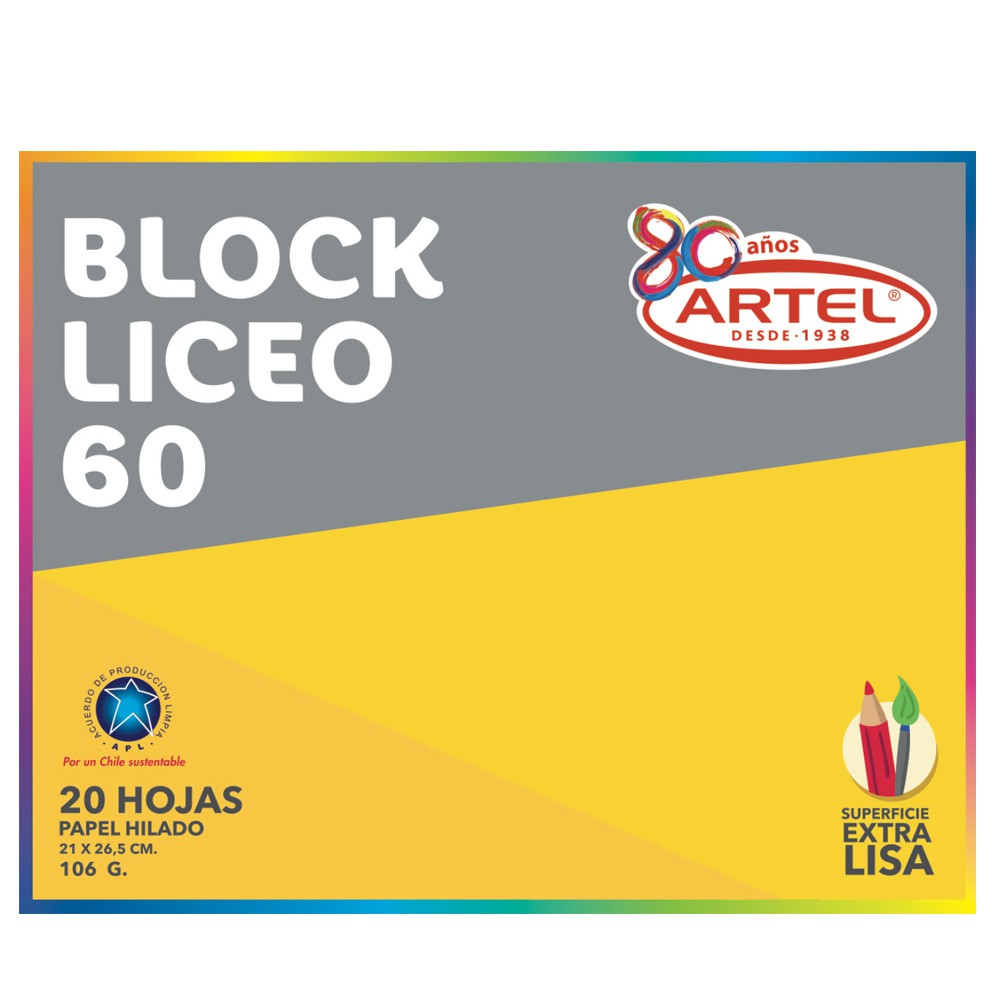 BLOCK LICEO N60 ARTEL
