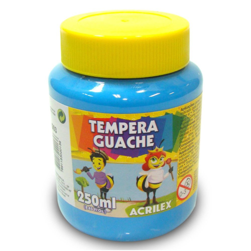 TEMPERA CELESTE 250 ML ACRILEX