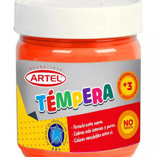 TEMPERA NARANJA N°77 100 ML ARTEL