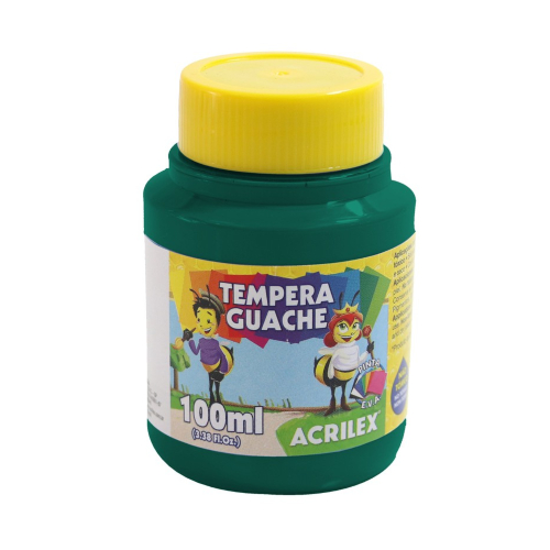 TEMPERA VERDE BANDERA 100 ML ACRILEX