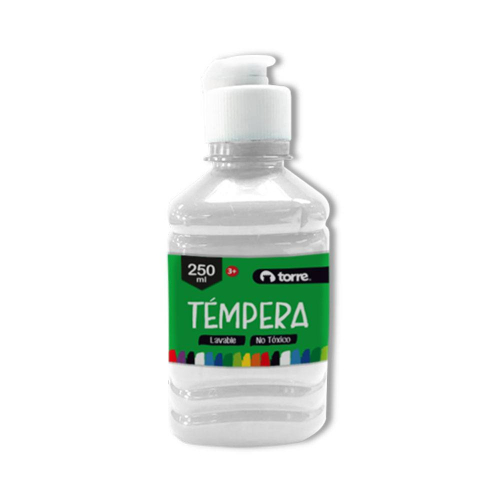 TEMPERA BLANCA LAVABLE 250 ML TORRE
