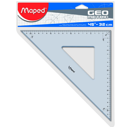 ESCUADRA 45 GRADOS 32 CM MAPED