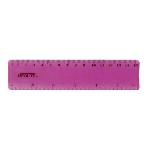REGLA ULTRA FLEXIBLE 15CM NEOLITE