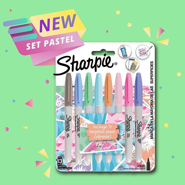 SHARPIE PUNTA FINA TROPICAL 8 COLORES