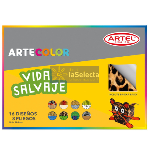 CARPETA VIDA SALVAJE 8 PLIEGOS 26X37 CM ARTEL