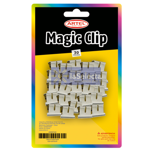 MAGIC CLIP 30 UNIDADES EN BLISTER ARTEL