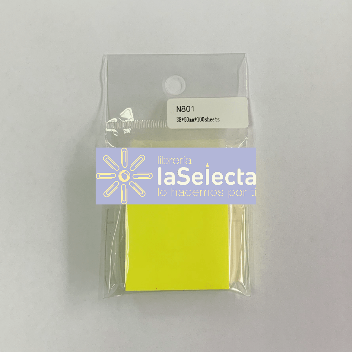 NOTAS ADHESIVAS 38X50 MM 100 HOJAS AMARILLO KORES