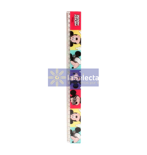 REGLA PLASTICA 30 CM MICKEY/MINNIE DISNEY