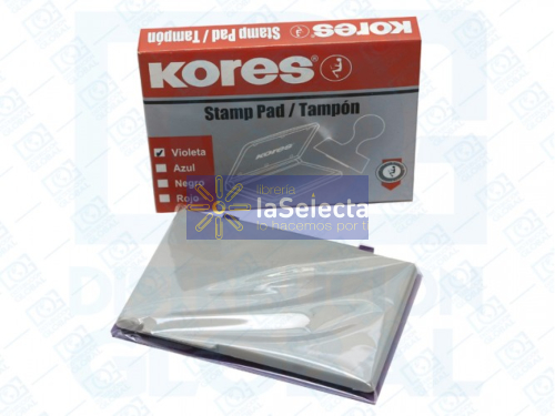 TAMPON PARA TIMBRE VIOLETA KORES