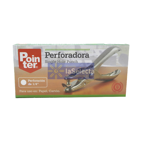 PERFORADORA 1/4" SINGLE HOLE PUNCH POINTER