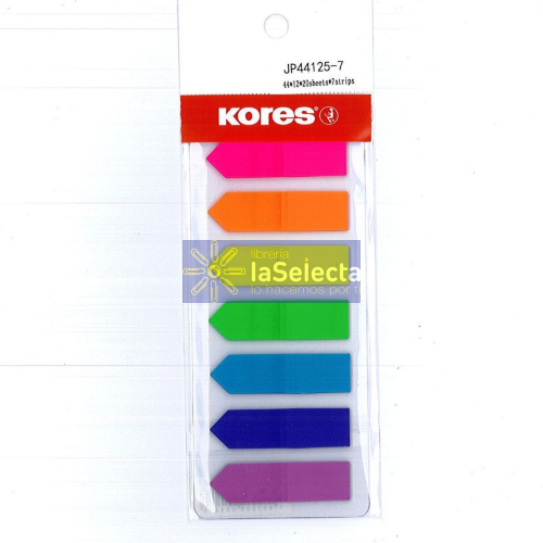 SET BANDERITAS 7 COLORES KORES