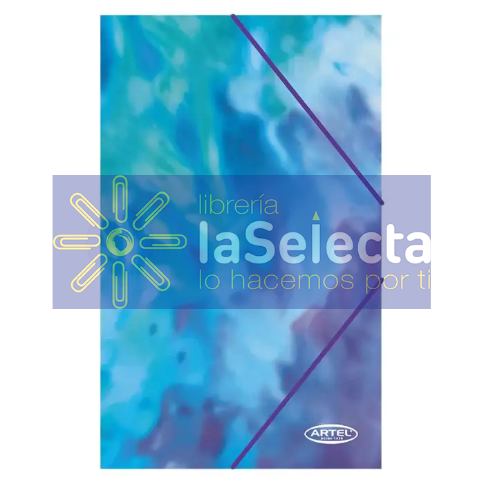 CARPETA CON ELASTICO TIE DYE ARTEL