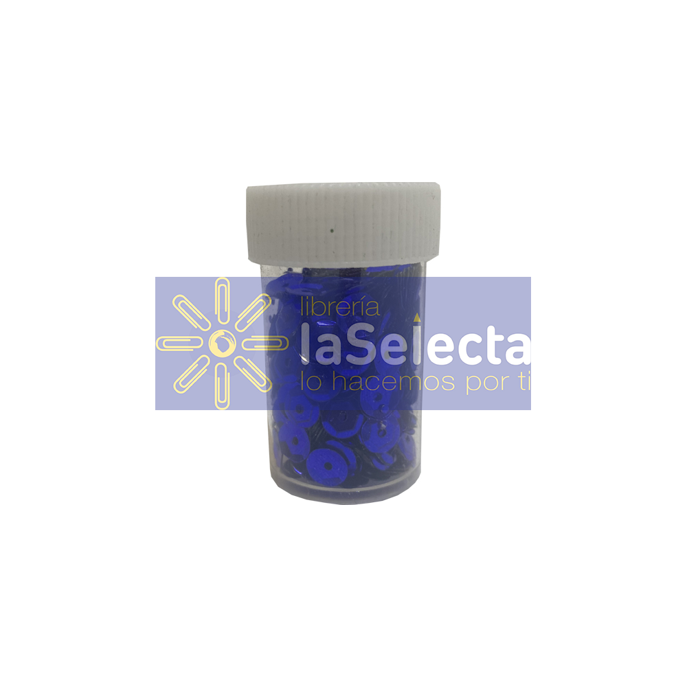 LENTEJUELA AZUL FRASCO HANDICRAFT