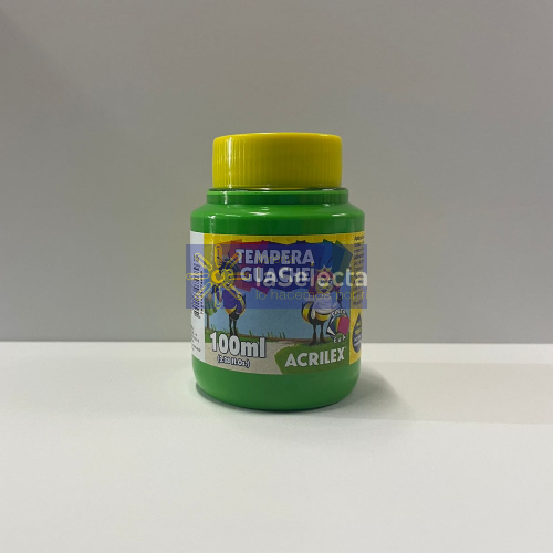 TEMPERA VERDE HOJA 100 ML ACRILEX