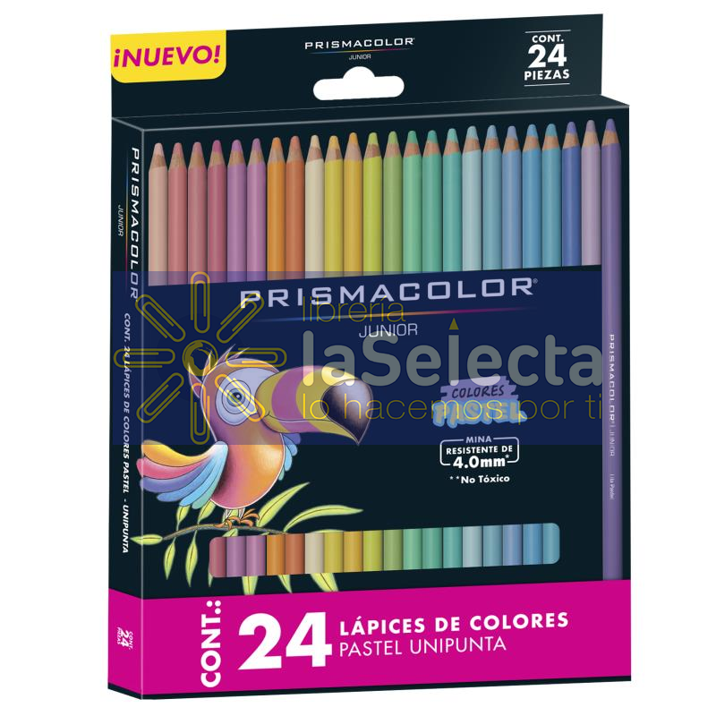 LAPICES 24 COLORES PASTEL JUNIOR PRISMACOLOR