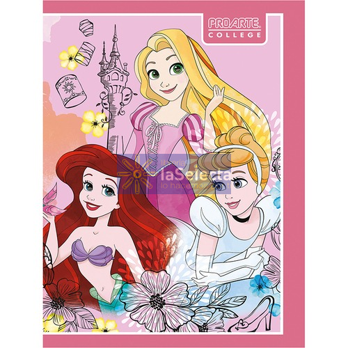 CUADERNO COLLEGE PRINCESA 7MM 80HJS PROARTE