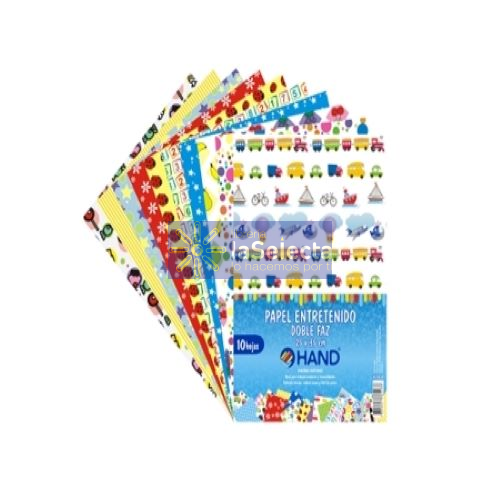 CARPETA DE PAPELES ENTRETENIDOS 10 UN HAND