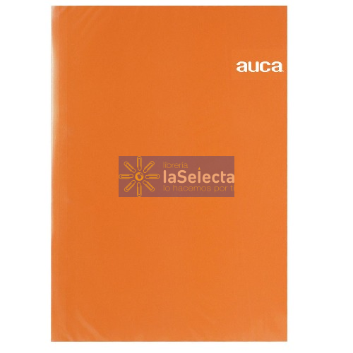 CARPETA PLASTIFICADA CON GUSANO OF NARANJA AUCA