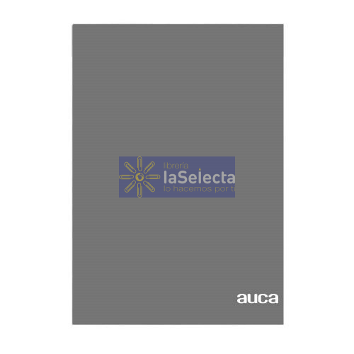 CARPETA PLASTIFICADA CON GUSANO OF GRIS AUCA