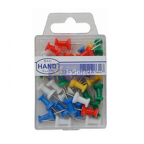 PUSH PINS 30 UN HAND