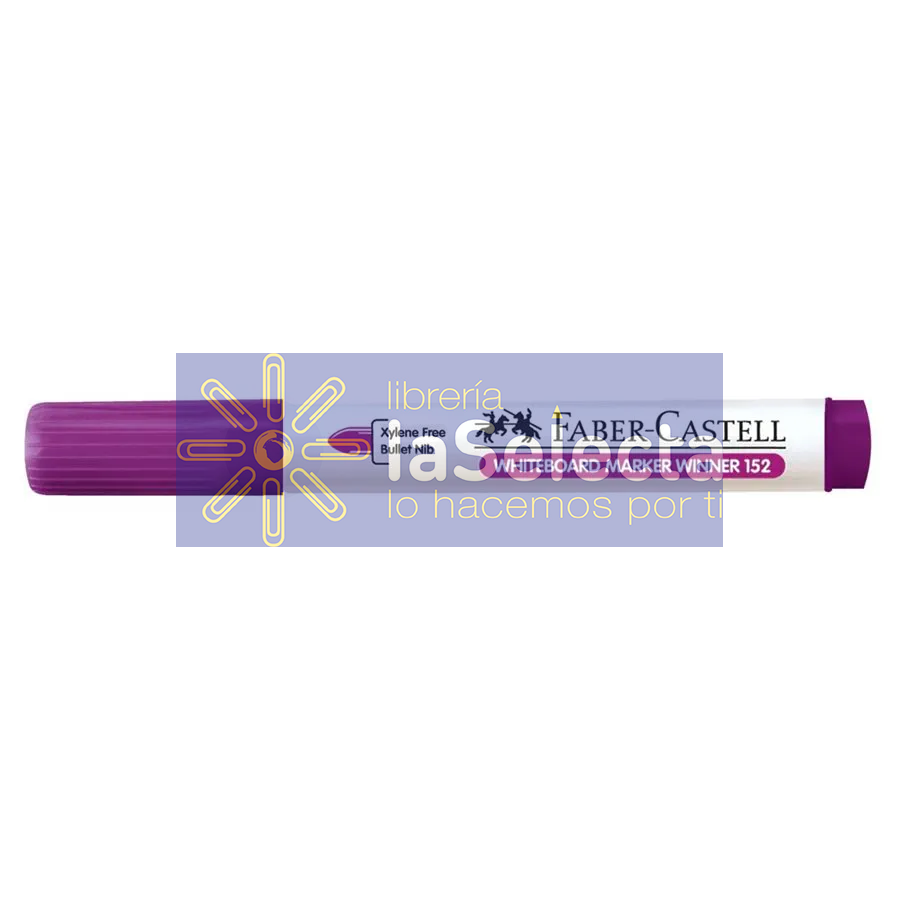 MARCADOR PIZARRA BLANCA VIOLETA FABER CASTELL