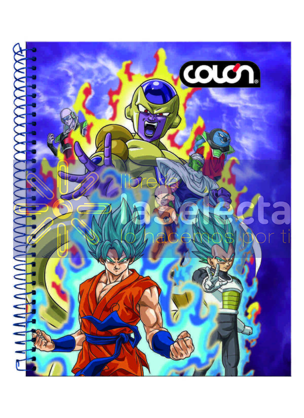 CUADERNO TRIPLE TOP 150 HJ 7MM DRAGON BALL SUPER COLON