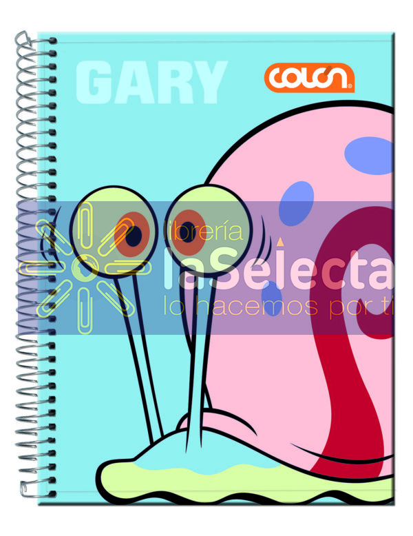 CUADERNO TRIPLE TOP BOB ESPONJA 7MM 150 HJS COLON