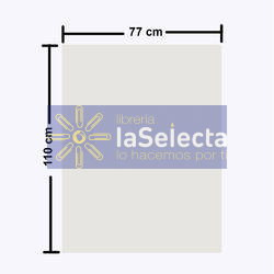 CARTON CONTRAPLACADO BLANCO GLACIAL 1MM 700 GR 77X110 CM IMPORTADO
