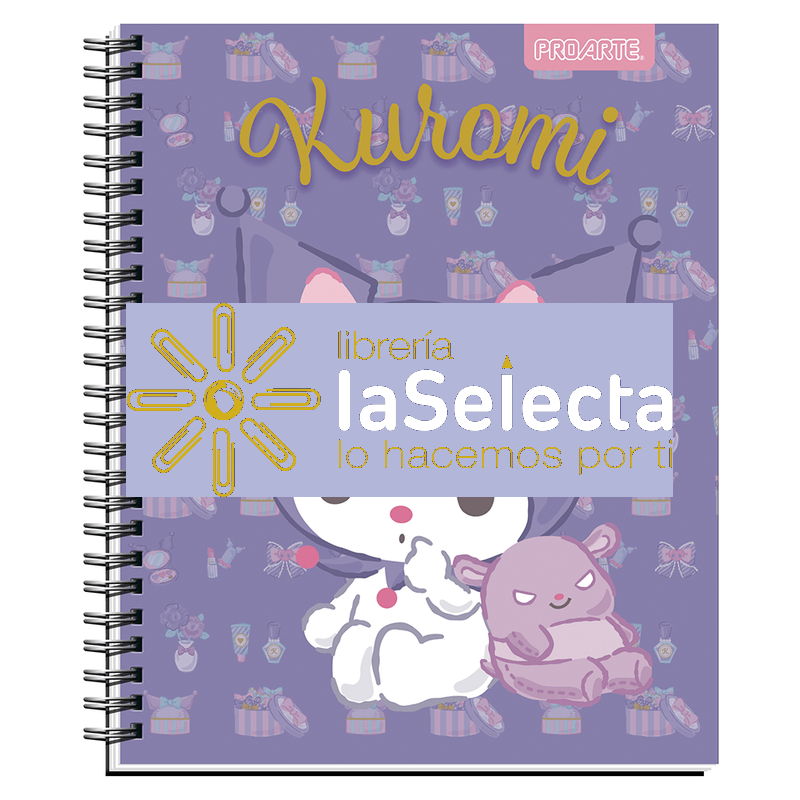 CUADERNO UNIVERSITARIO KUROMI 100 HJS PROARTE