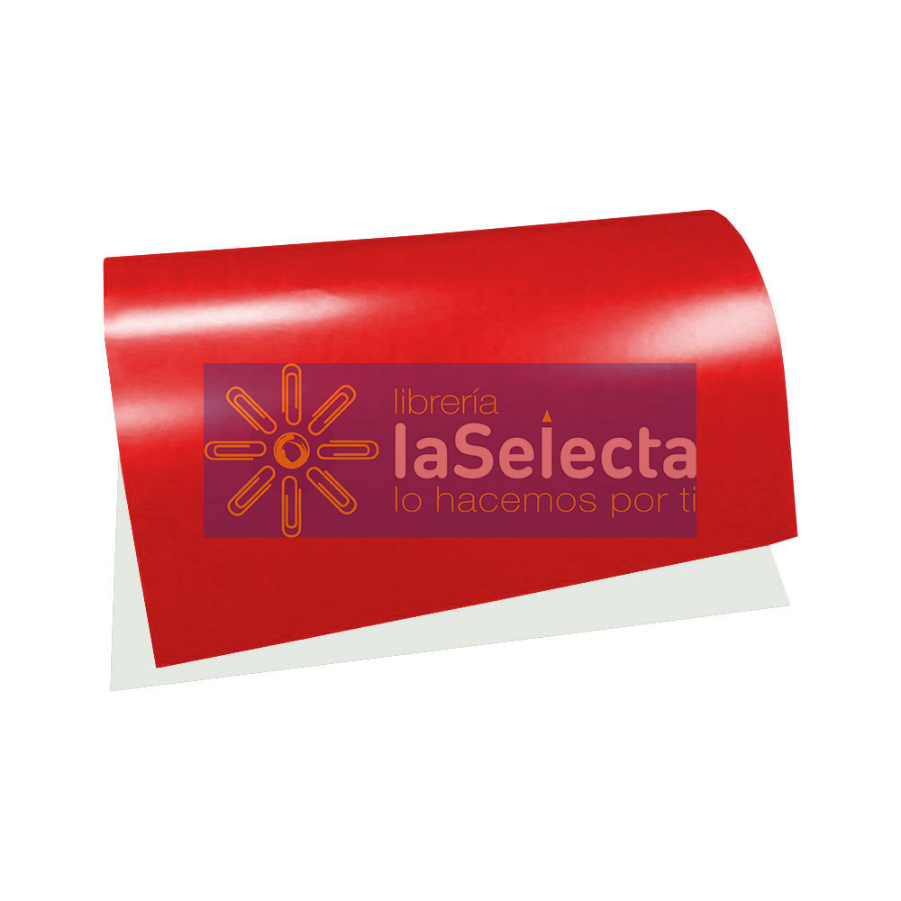 CARTON PINTADO ROJO 55X77 CM 200 GR NACIONAL