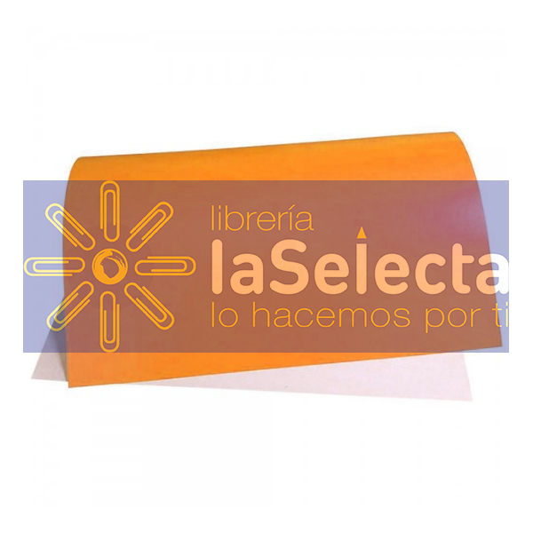 CARTON PINTADO NARANJA 55X77 CM 240 GR REVERSO MAULE MELIER