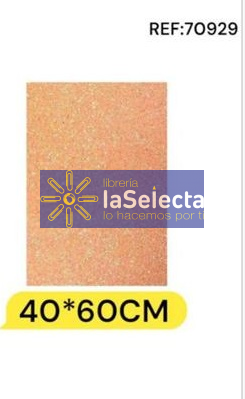 GOMA EVA 60X40 CM 2MM GLITTER PIEL IMPORTADO