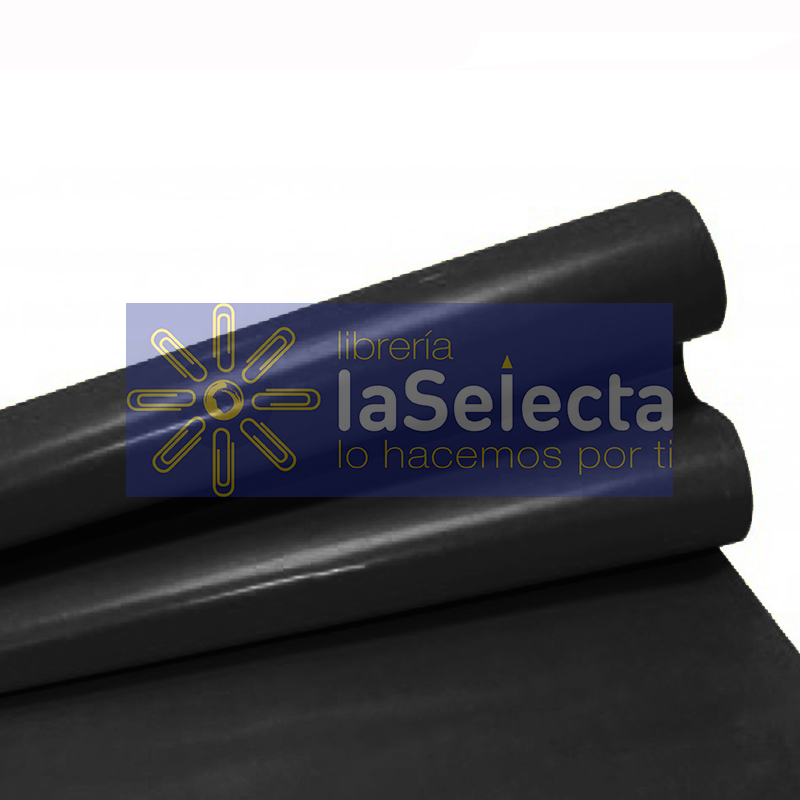 PAPEL LUSTRE BRILLANTE 55X77 CM NEGRO IMPORTADO